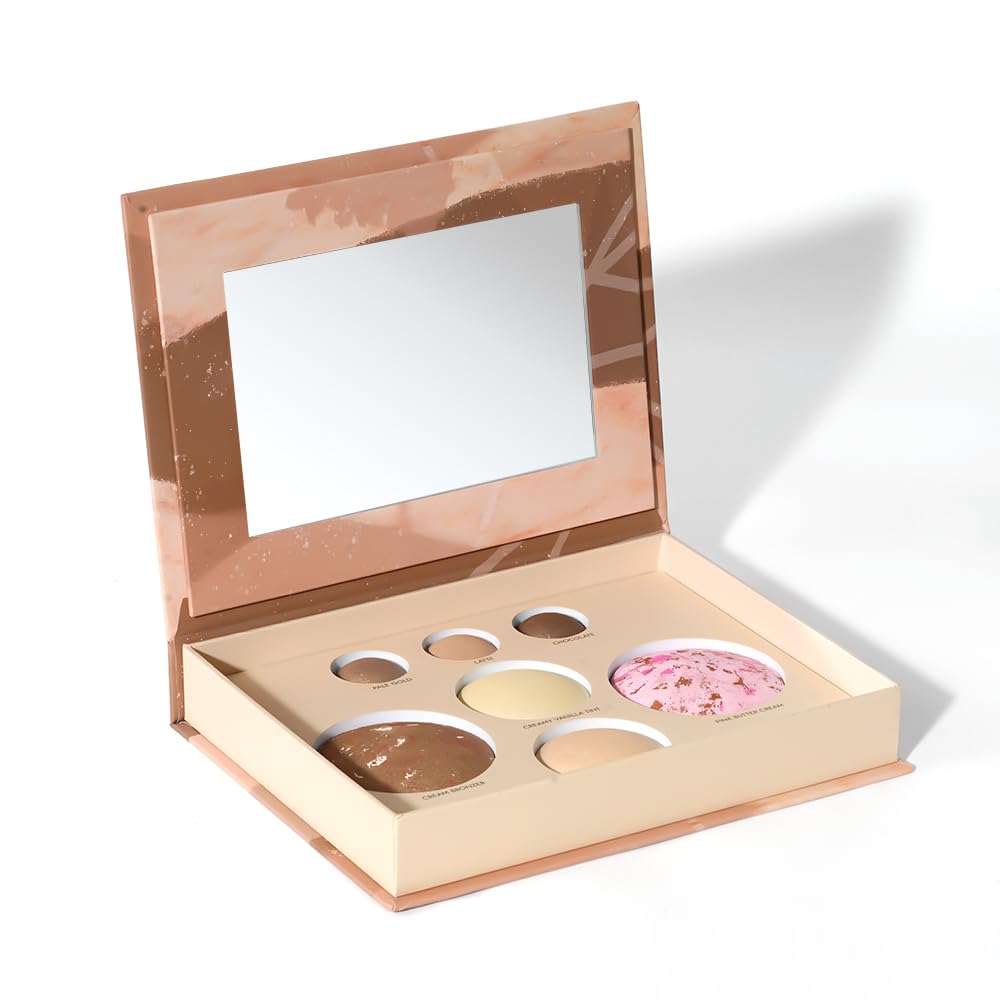 llasido Best Baked Face Palette compact design for easy portability.