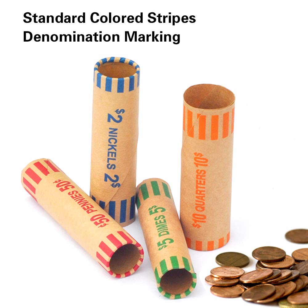 L LIKED nickels roll wrapper supports secure handling and quick sorting