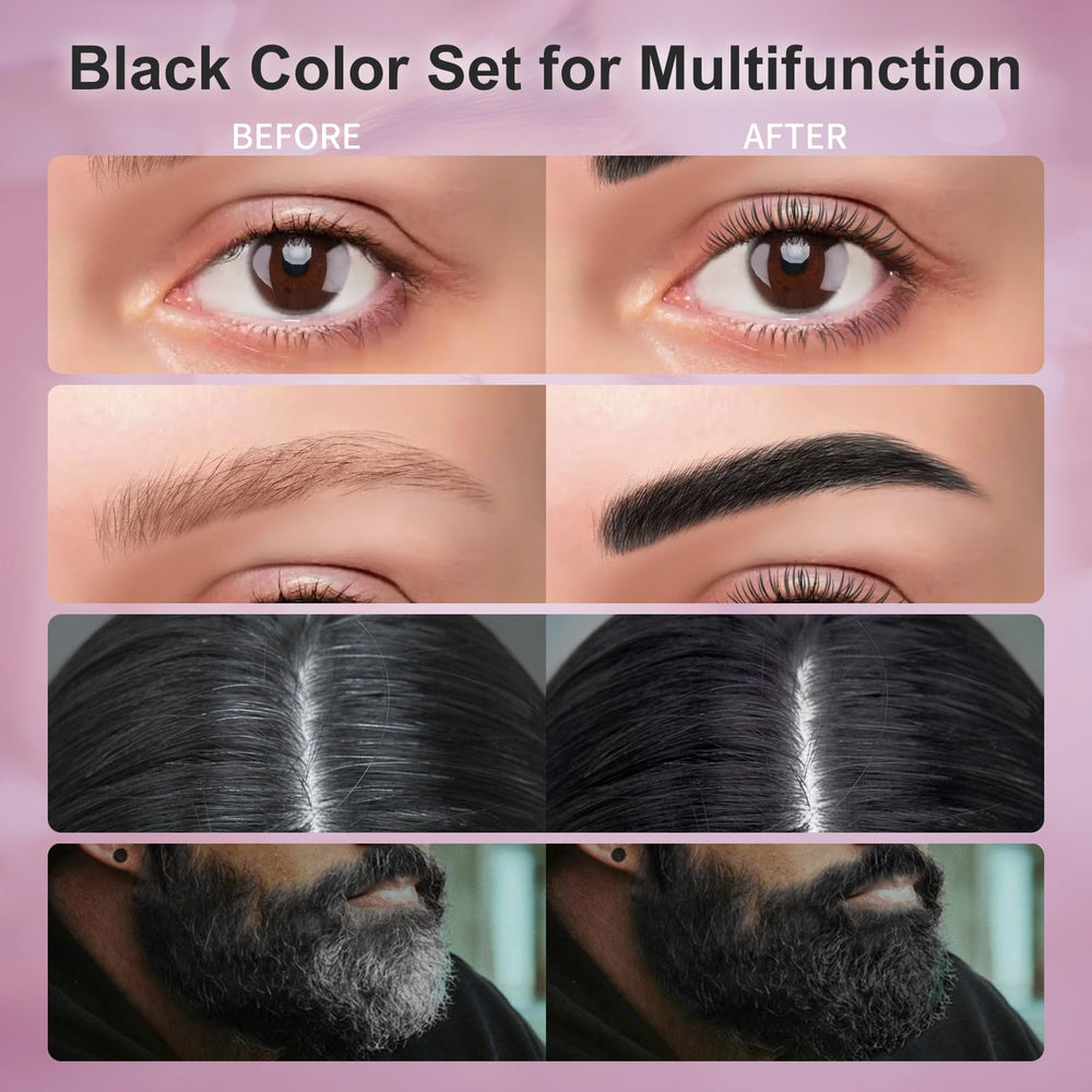 LLNNOVUE color kit application step demonstrating easy brush-on use