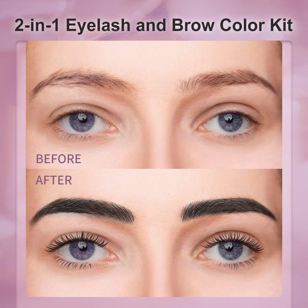 LLNNOVUE eyebrow color result natural and bushy look
