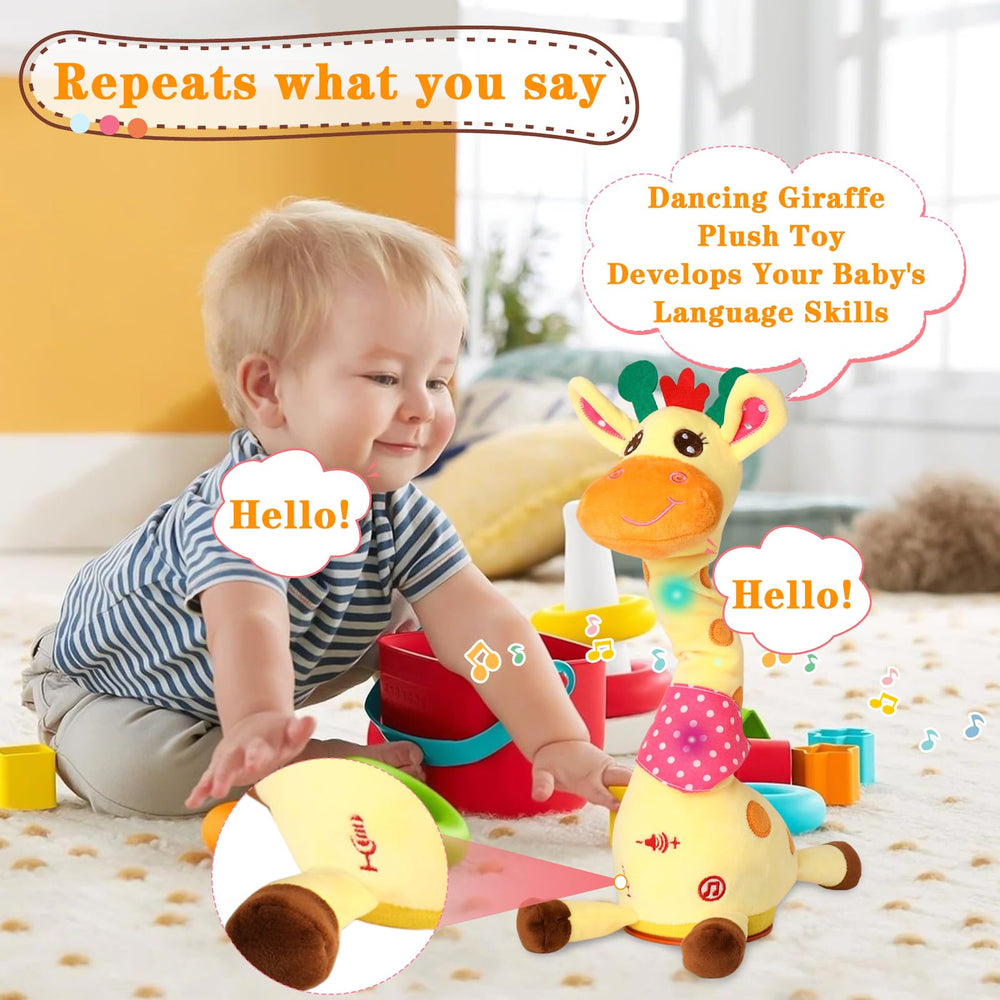 LLUKEME Giraffe toy suitable for outdoor picnics and travel