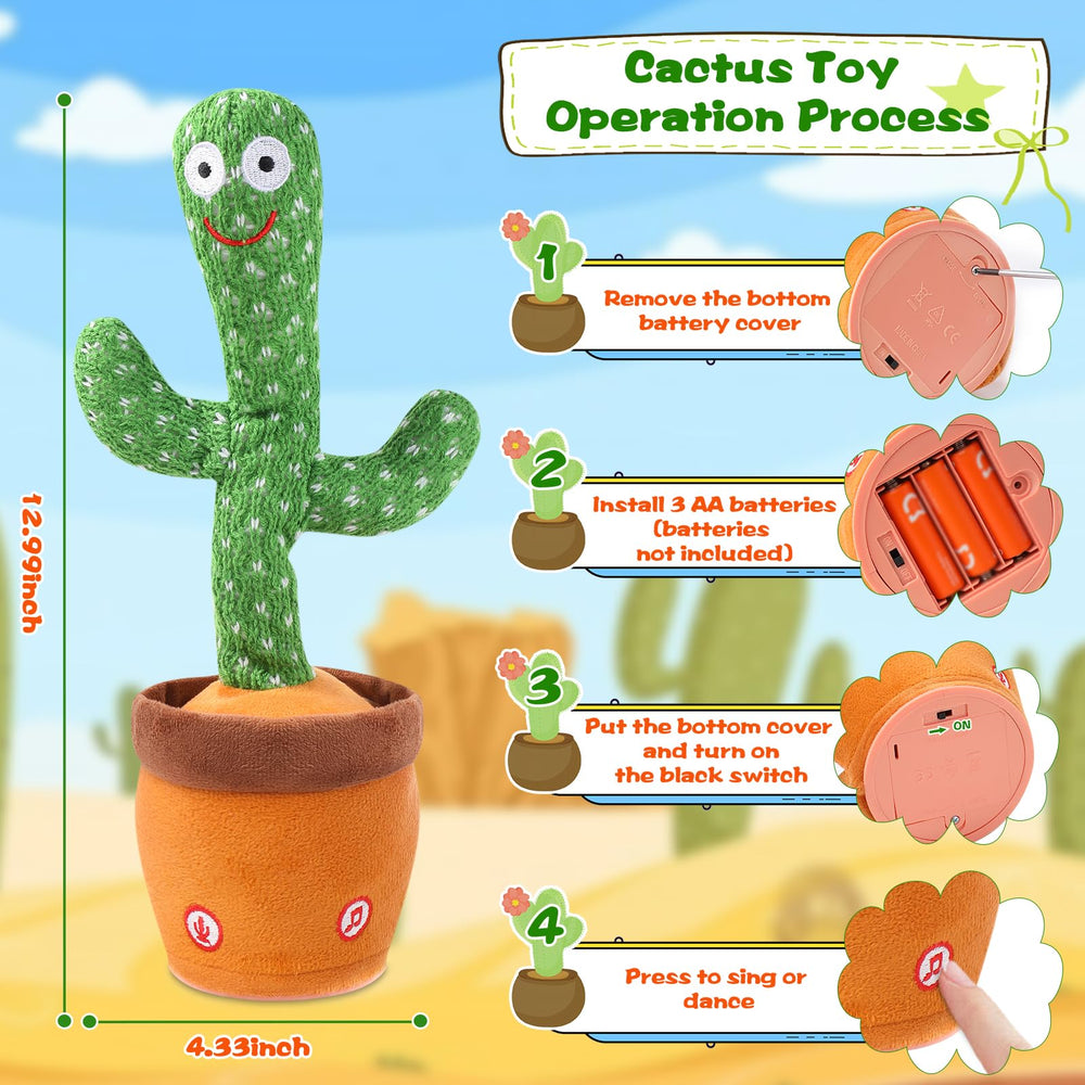 LLUKEME cactus toy fits as a cute decor piece for playrooms