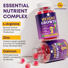 LM LILYNUTRAMOON calcium vitamin d3 k2 gummies boost bone-friendly minerals