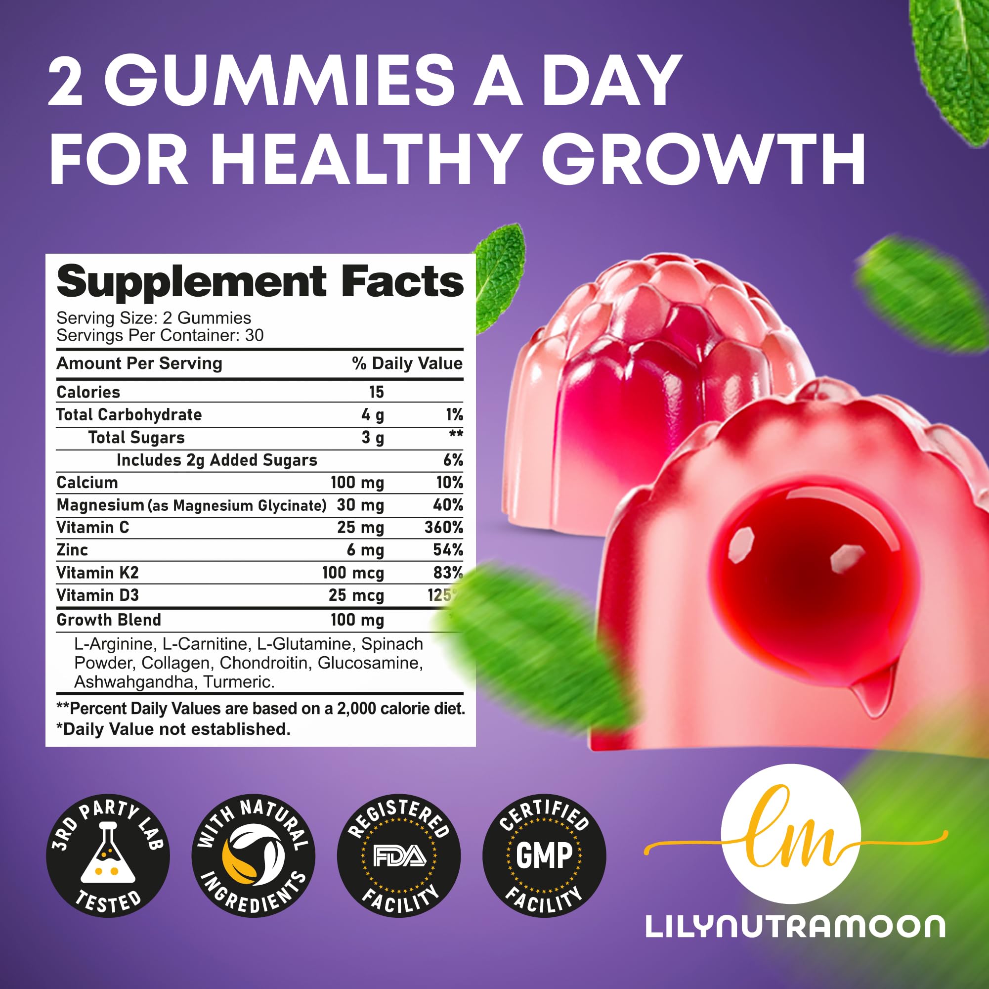 LM LILYNUTRAMOON fruity flavor chewables kids enjoy daily