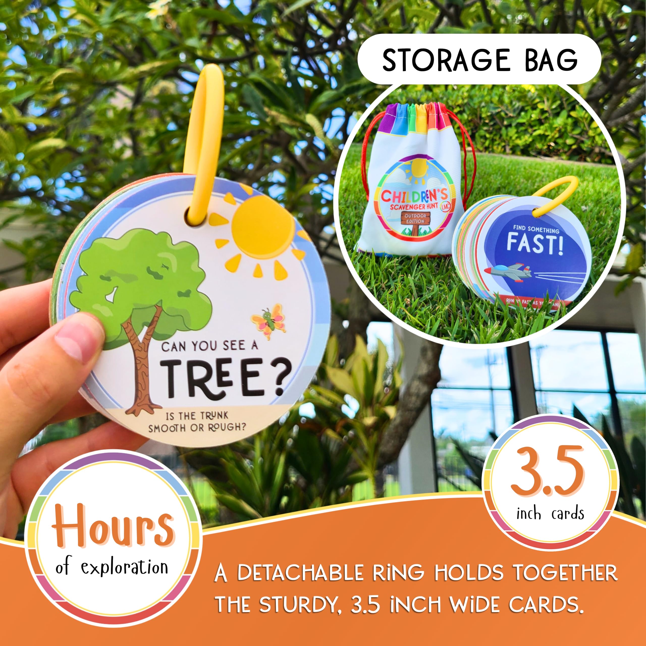 LMC Products family outdoor scavenger hunt promotes screen-free fun together