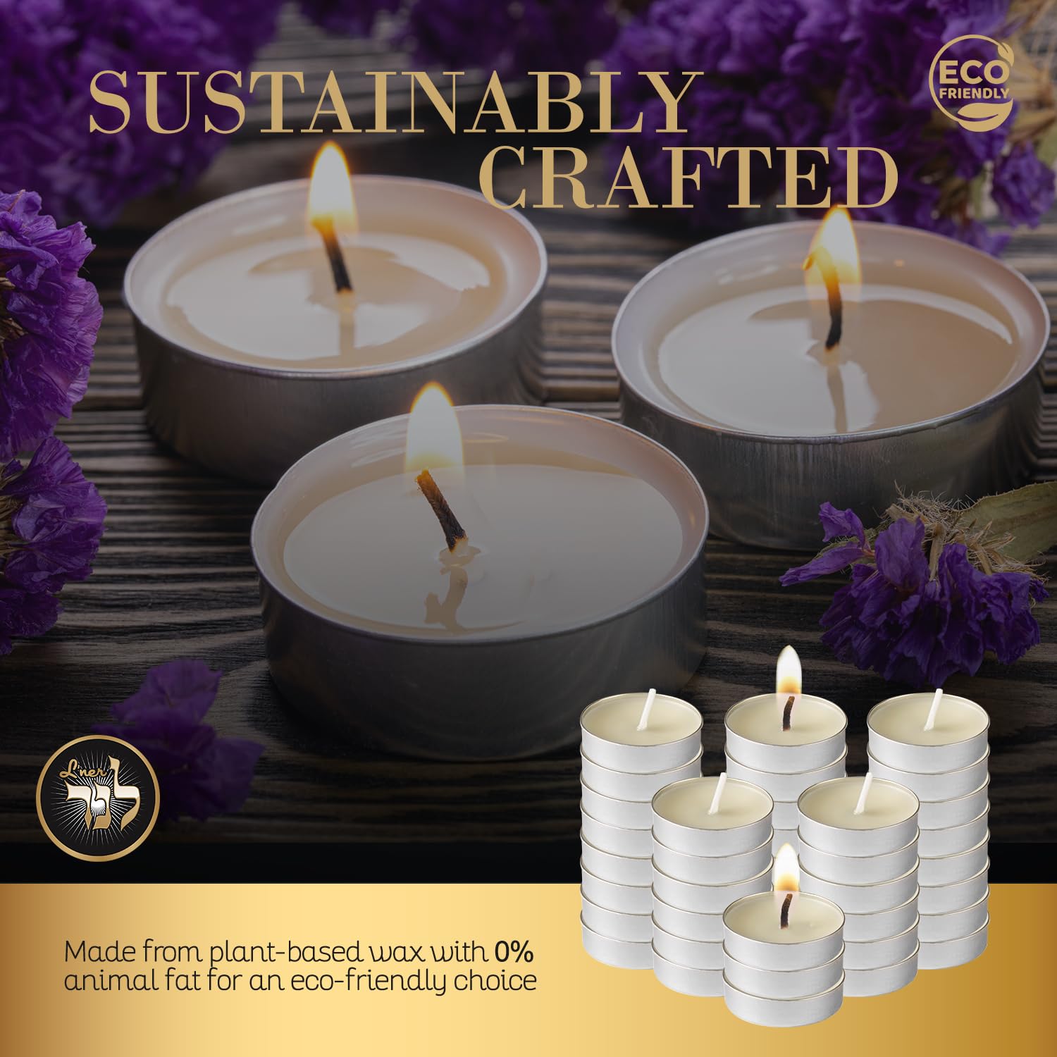 L'ner smokeless tea light demonstrating minimal smoke
