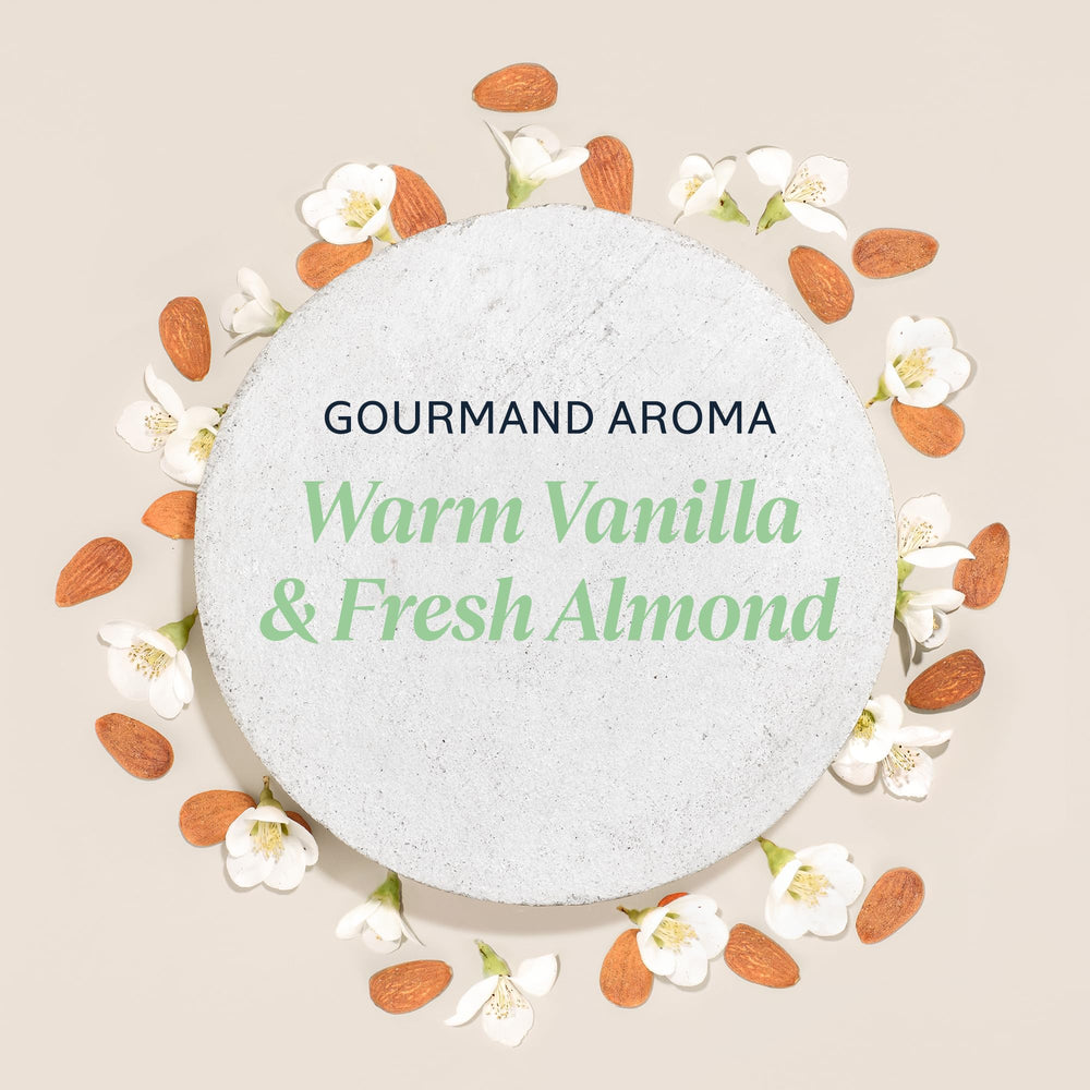 L'Occitane Almond Delicious Hands cream texture on skin after rubbing