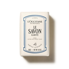 L'Occitane Shea Milk soap bar with creamy lather for sensitive skin