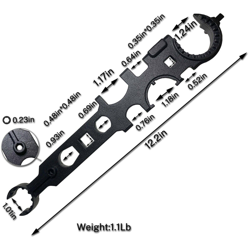 Lock Spanner wrench with comfortable grip for controlled operation.