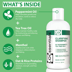 LOCssentials shampoo foam-lather illustrating rich, lightweight cleansing without heaviness.