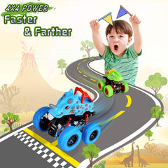 lodby dinosaur trucks 360-rotation stunt for surprising tricks