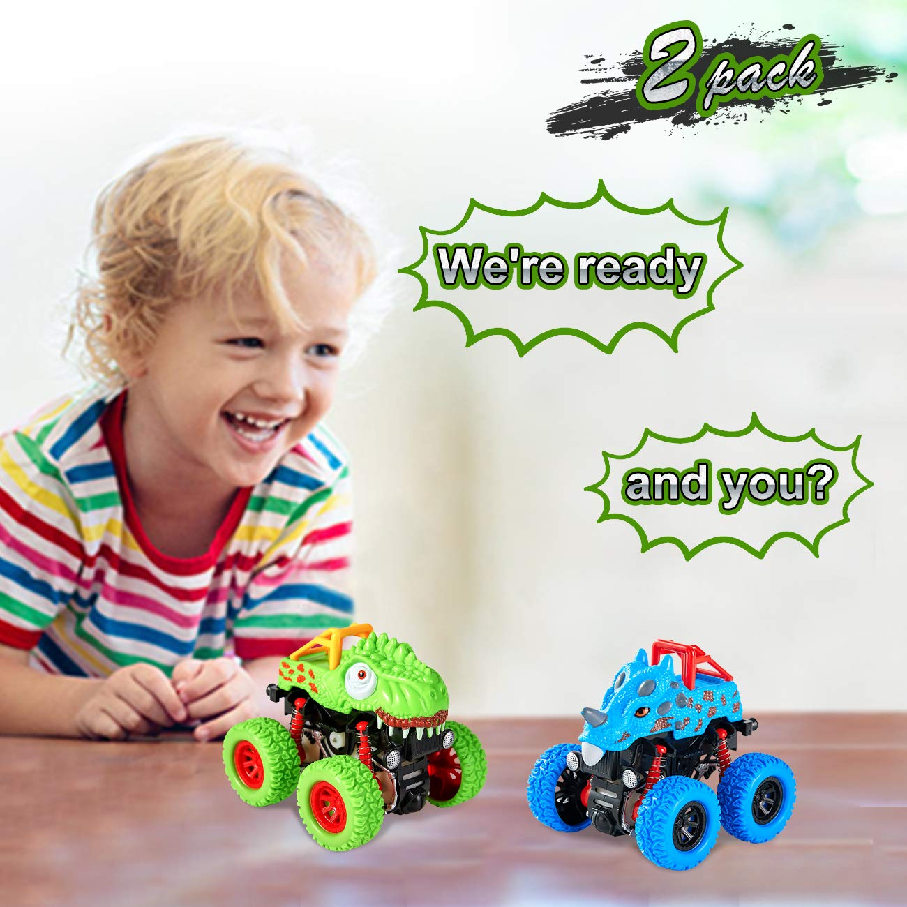 lodby dinosaur trucks family playtime brings kids together