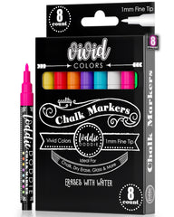 Loddie Doddie fine tip markers offer precise chalkboard details.