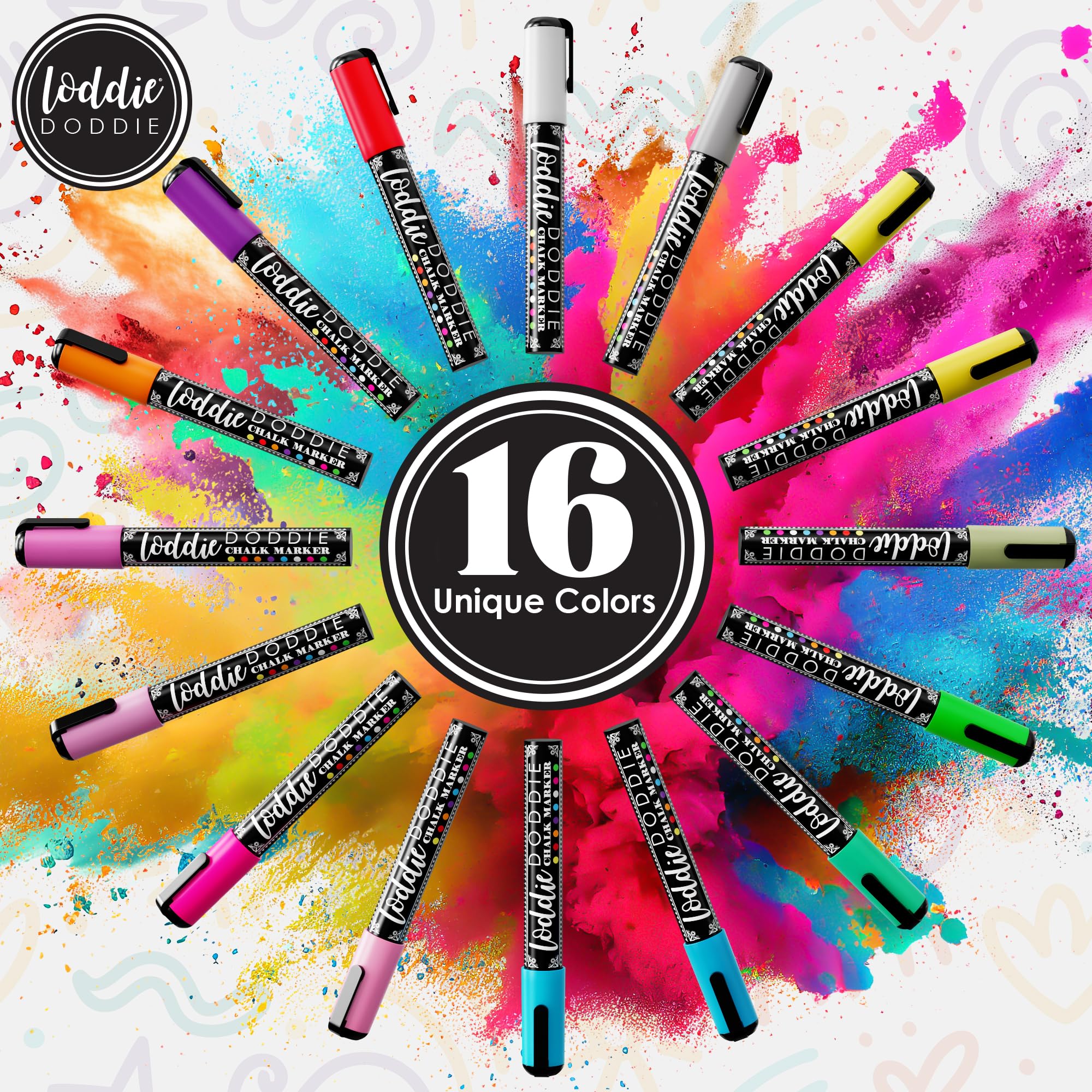 Loddie Doddie versatile art tools support windows, boards, and paper projects.