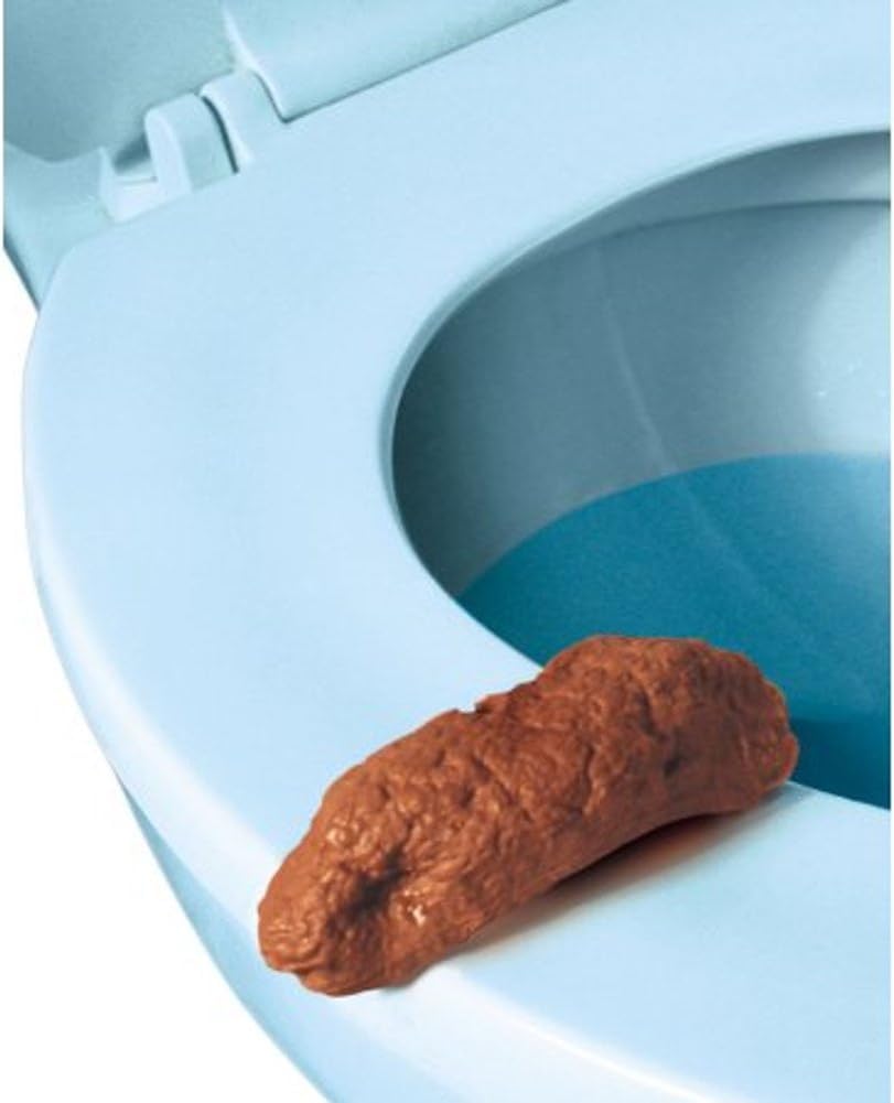 Loftus Gross Party Pooper fake poo close-up, realistic texture enhances playful scenes.