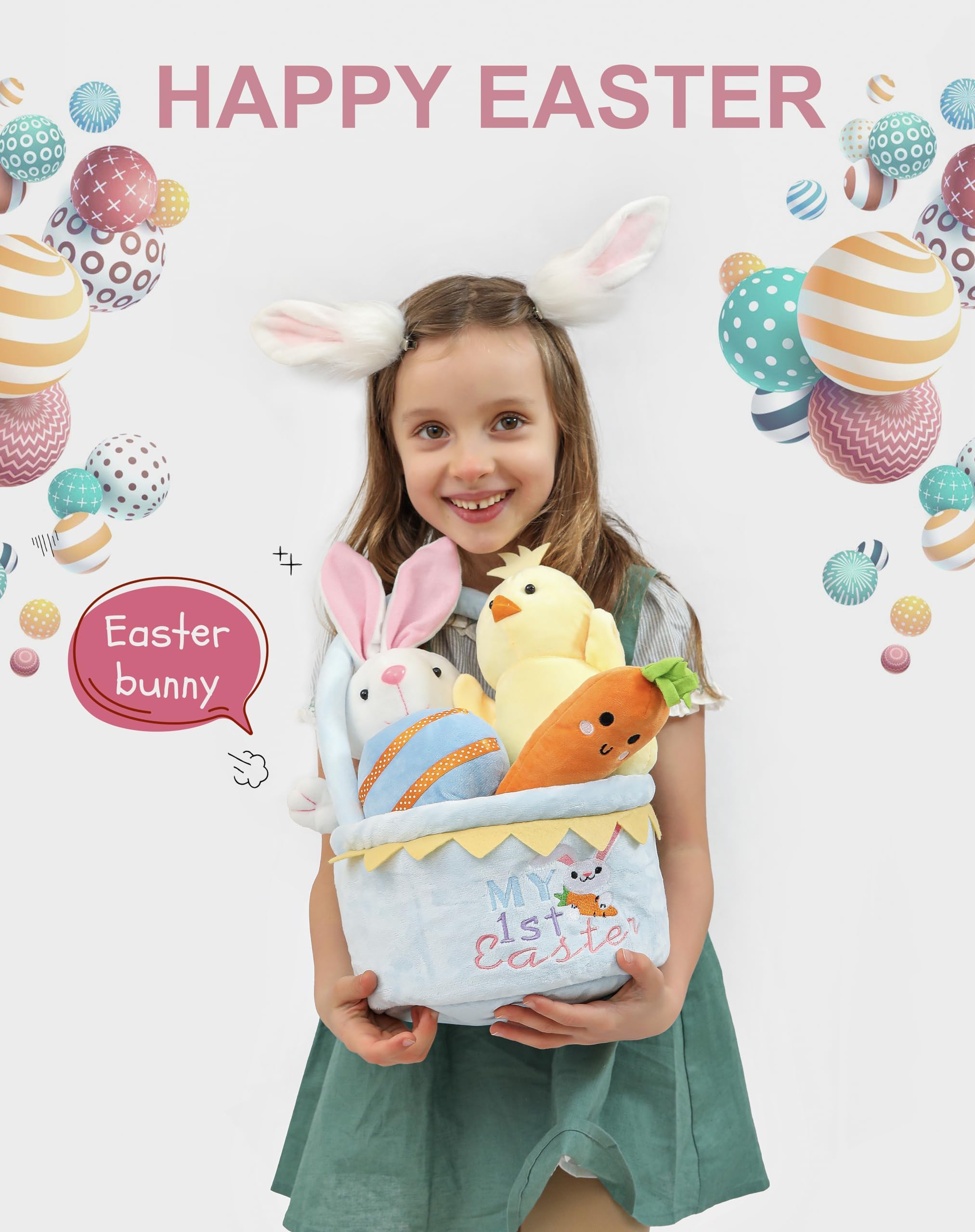 Lofytain Easter egg plush set for soft, imaginative play.