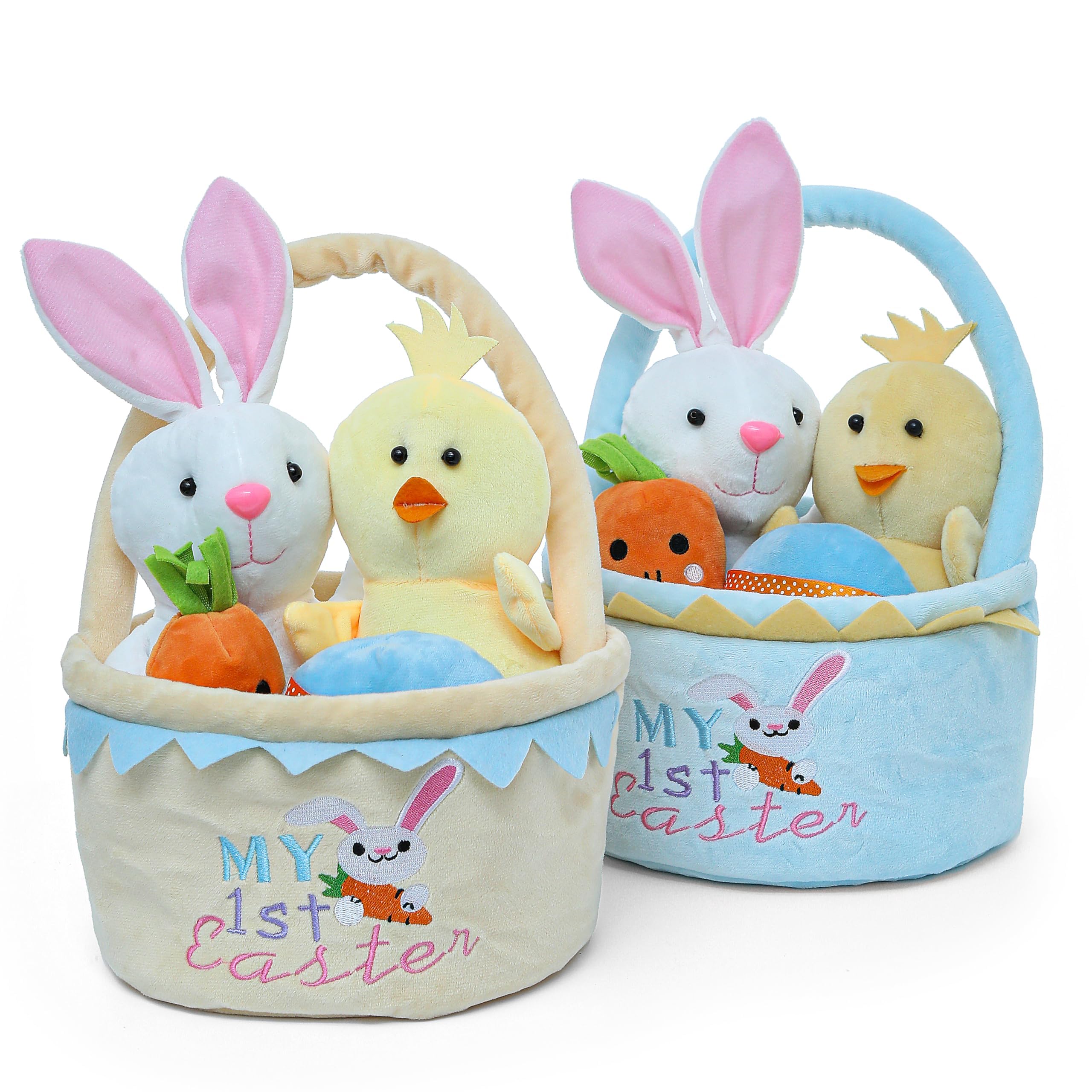 Lofytain soft plush bunny included for tactile, comforting play.