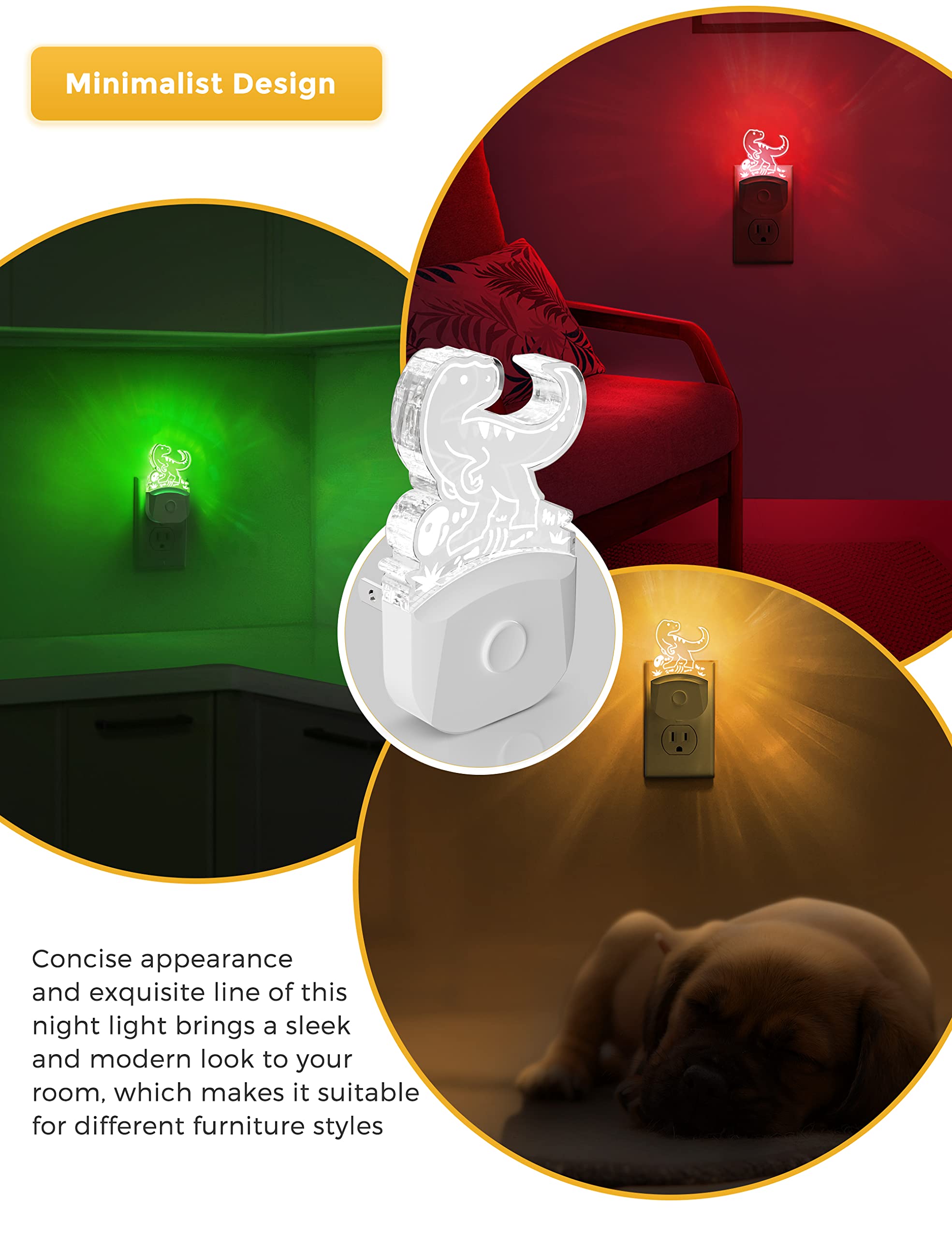 LOHAS LED energy-saving night light uses 0.5W to reduce electricity use