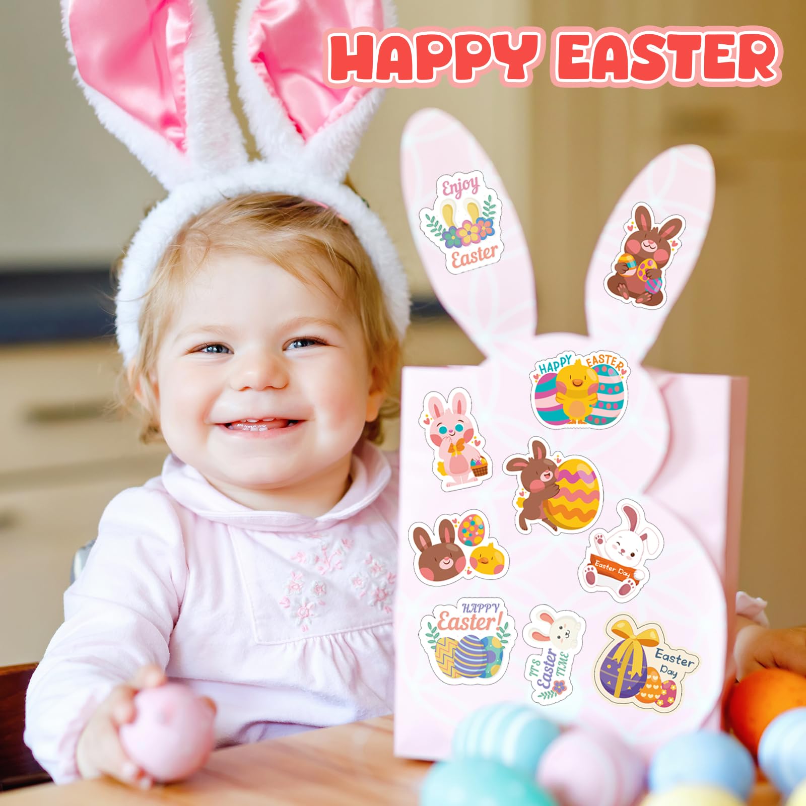 LOKFAR Easter stickers classroom activity helpers for trading games and rewards.