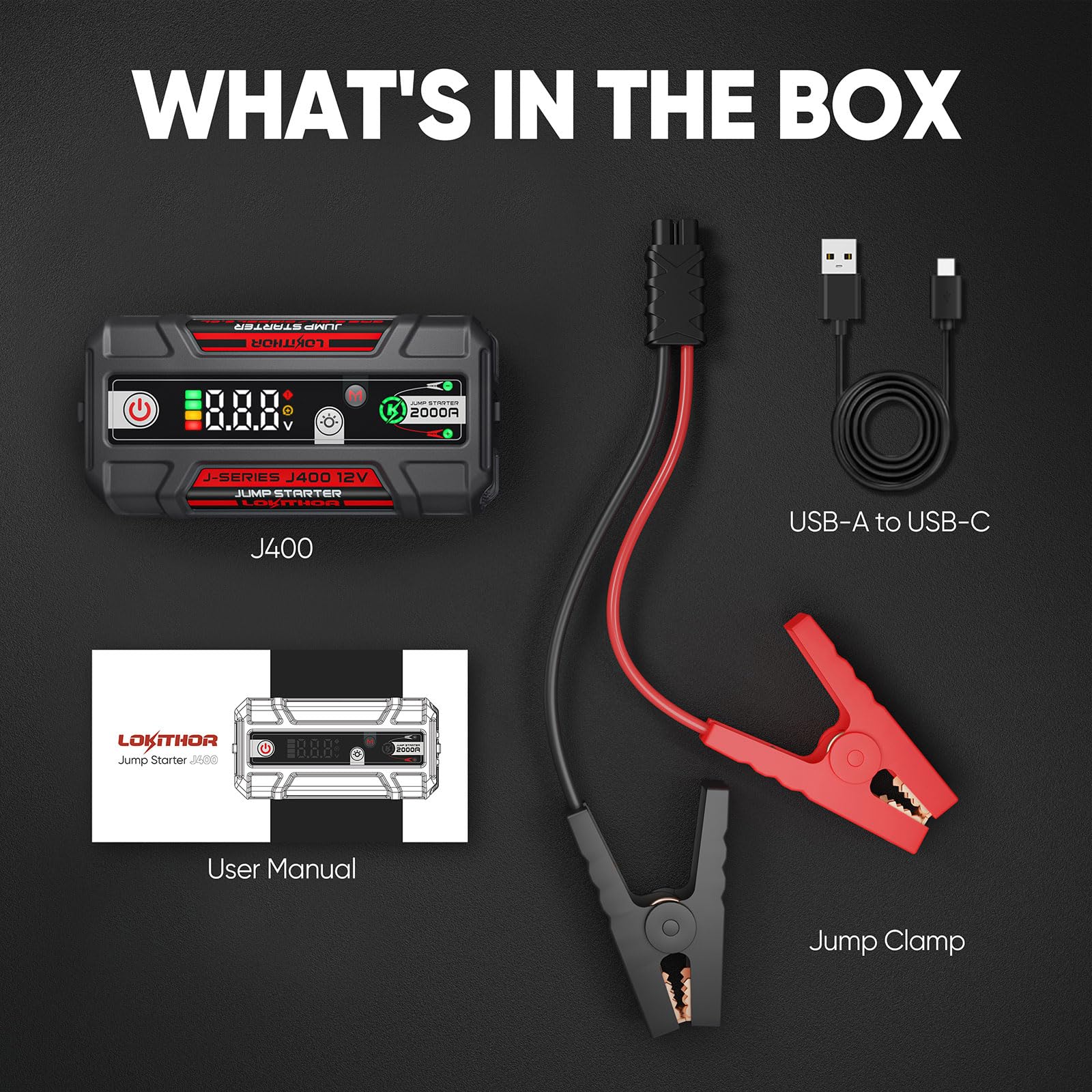LOKITHOR J400 12-month warranty for peace of mind.