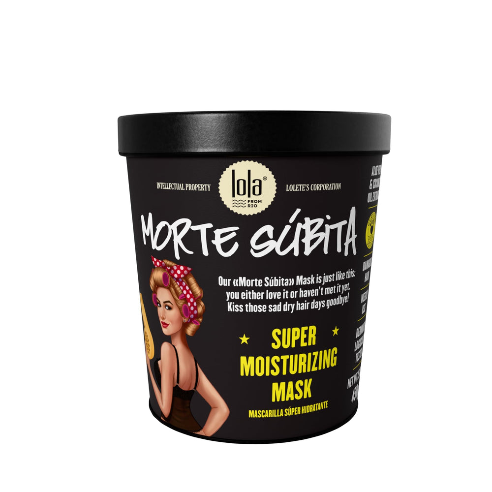 Lola From Rio Morte Subita bottle close-up, premium treatment feel.