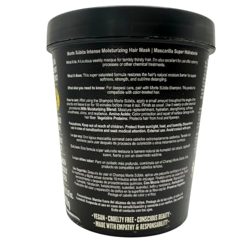 Lola From Rio Morte Subita mask tub close-up for deep conditioning.