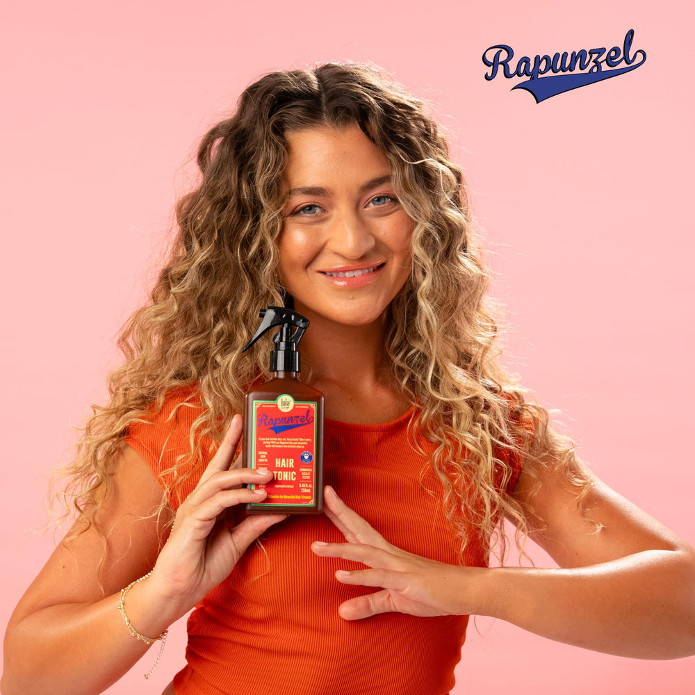 Lola From Rio Rapunzel Toner on hair highlighting natural shine and health