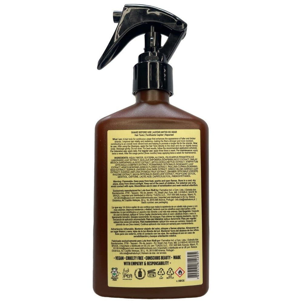 Lola From Rio Rapunzel Toner spray being dispensed for easy daily use
