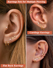 LOLIAS 14K gold plated flat back detail with durable shine