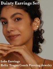 LOLIAS hoop-stud set offers versatile styles for mix-and-match looks.