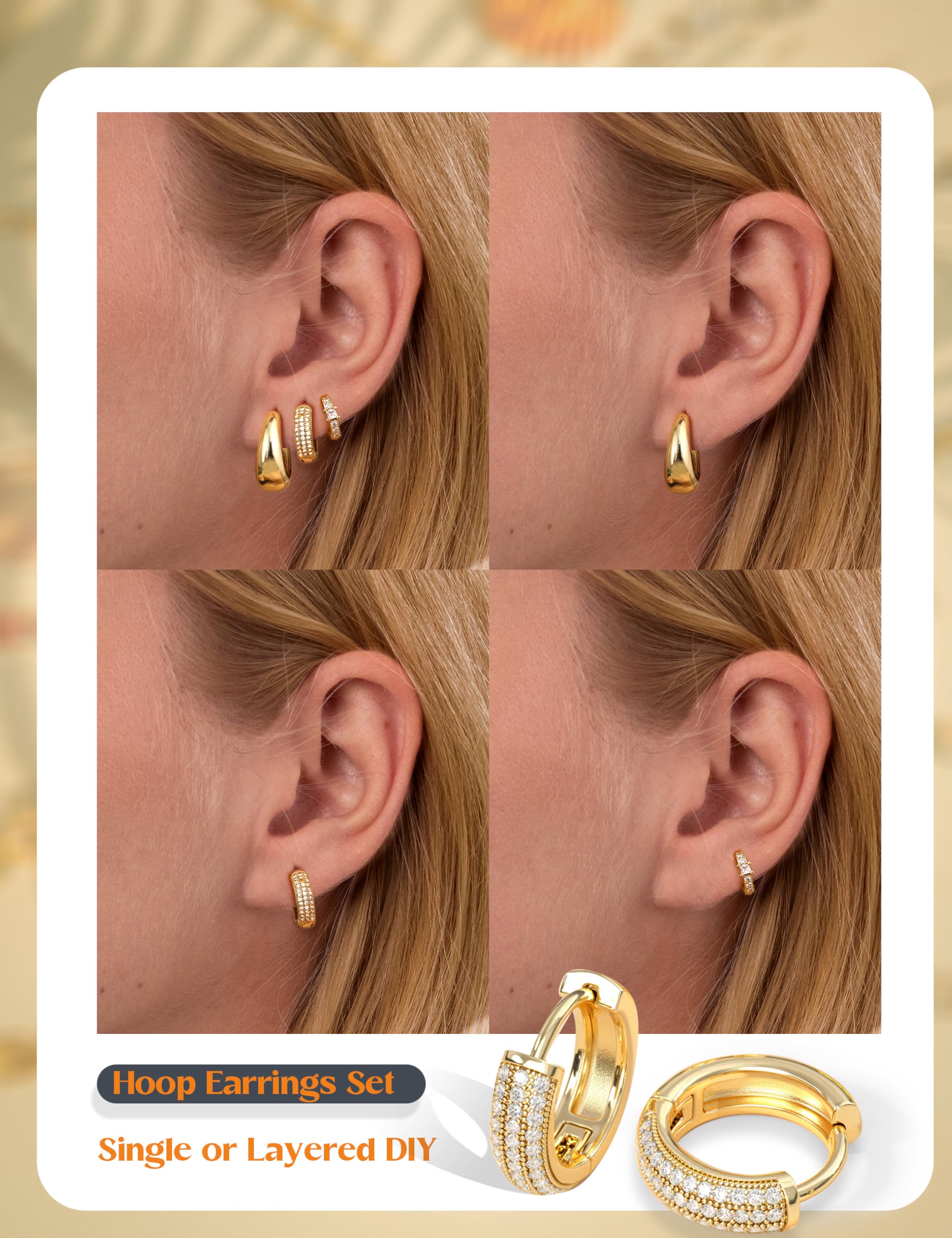 LOLIAS dainty pave hoop detail adds subtle sparkle.