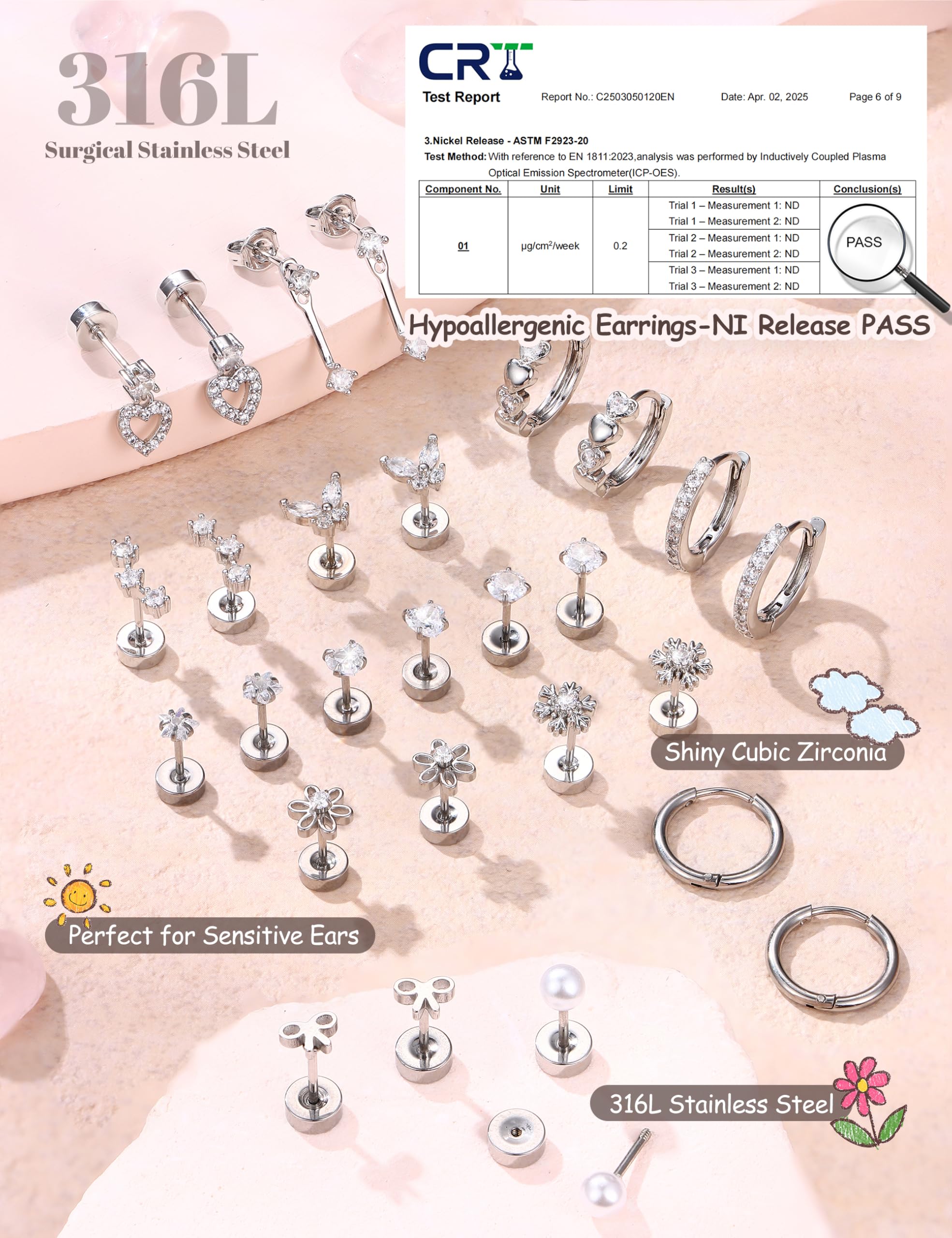 LOLIAS pearl flower bow snowflake studs show delicate, versatile style.