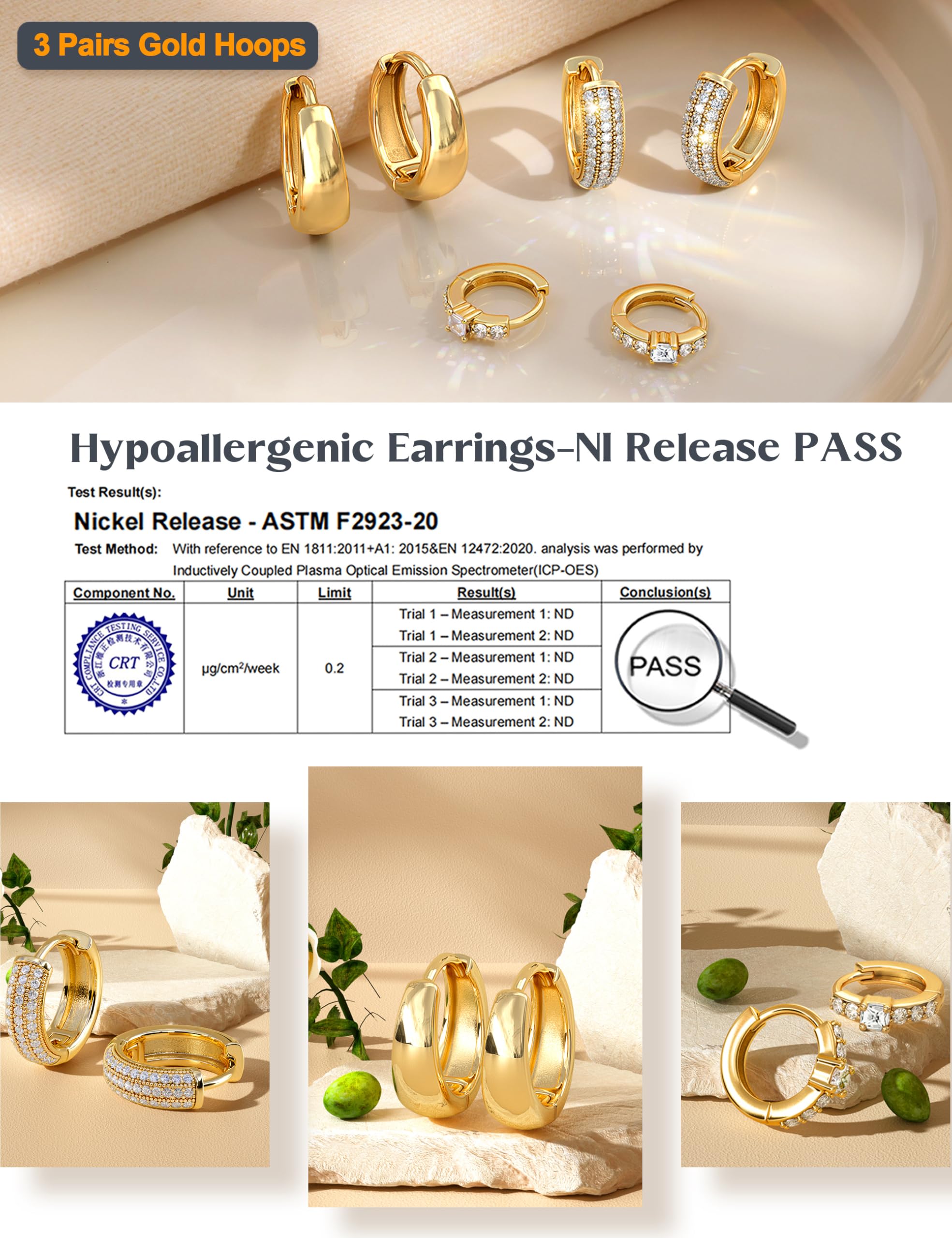 LOLIAS huggie earrings with secure clasps for easy wear.