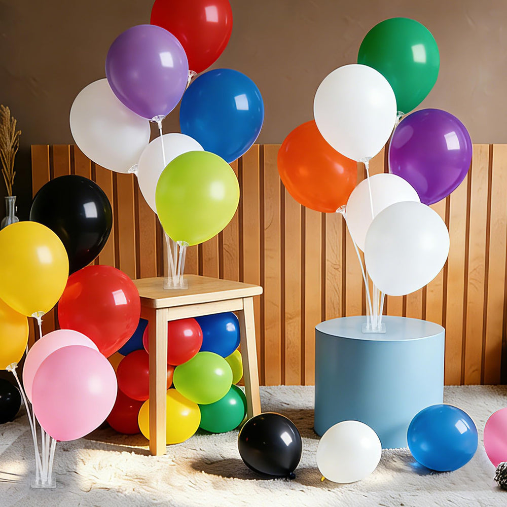 LOLStar package includes four stands and cups for balloons