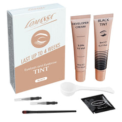 Lomansa lash tint kit black tint bottle for bold at-home color