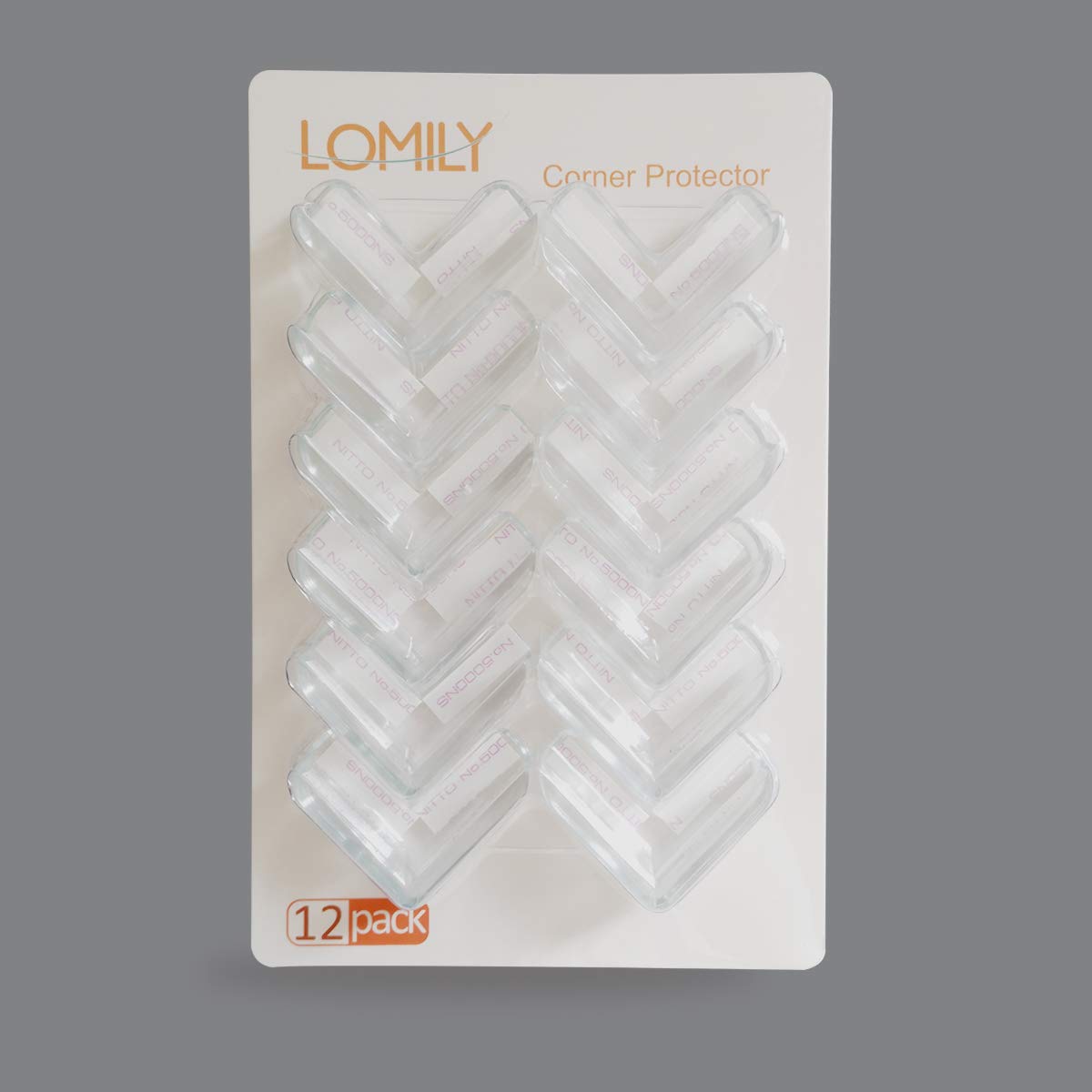 LOMILY Transparent Corner Protector blends with furniture while guarding sharp corners.