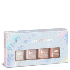 LONDONTOWN Illuminating Nail Concealer Bubble swatch camouflages discoloration.