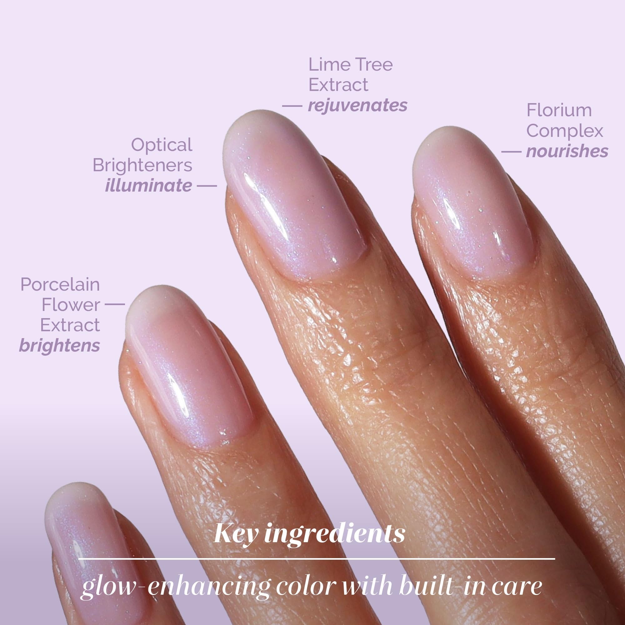 Londontown Lavender Illuminating Nail Concealer dispense action highlights easy control.