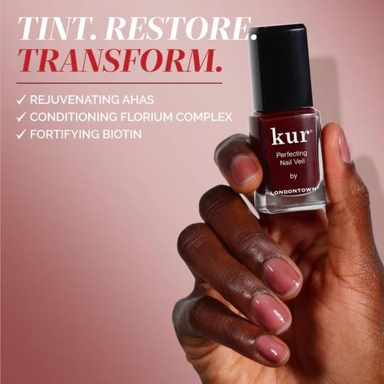 LONDONTOWN Nail Veil packaging highlights vegan, cruelty-free formula