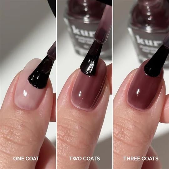 LONDONTOWN Nail Veil sheer swatch reveals versatile coverage