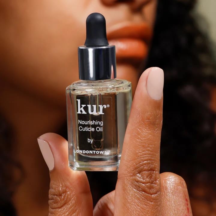 LONDONTOWN Nourishing Cuticle Oil ready for daily use.