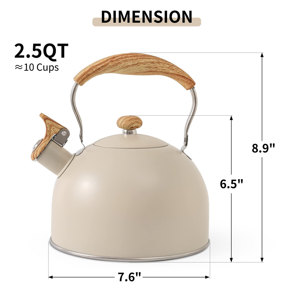 Lonffery Tea Kettle in a cozy kitchen scene, inviting everyday tea moments.