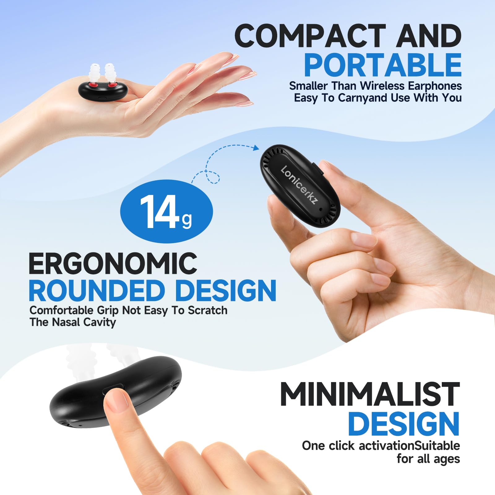 Lonicerkz travel-friendly nasal therapy ready for on-the-go use