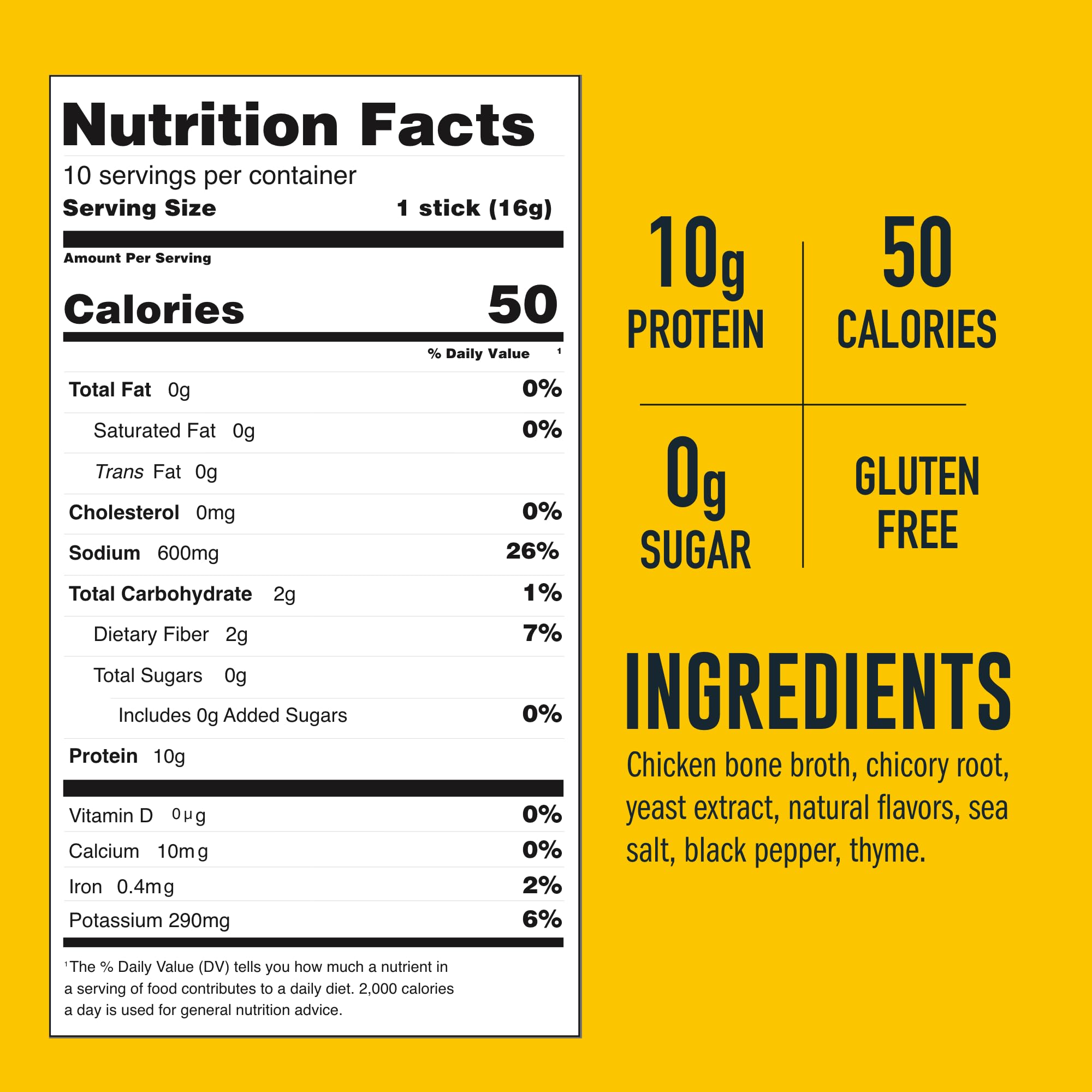 LonoLife powder showing 10g protein per serving for daily nutrition