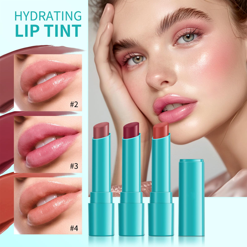 Loobexery lip tint shade 02 close-up highlighting smooth, non-sticky finish