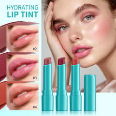 Loobexery lip tint shade 02 close-up highlighting smooth, non-sticky finish