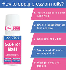 LOOCTOT transparent formula blends with any nail color