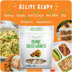 Looney Pruney unsalted walnuts as a healthy snack without added salt.