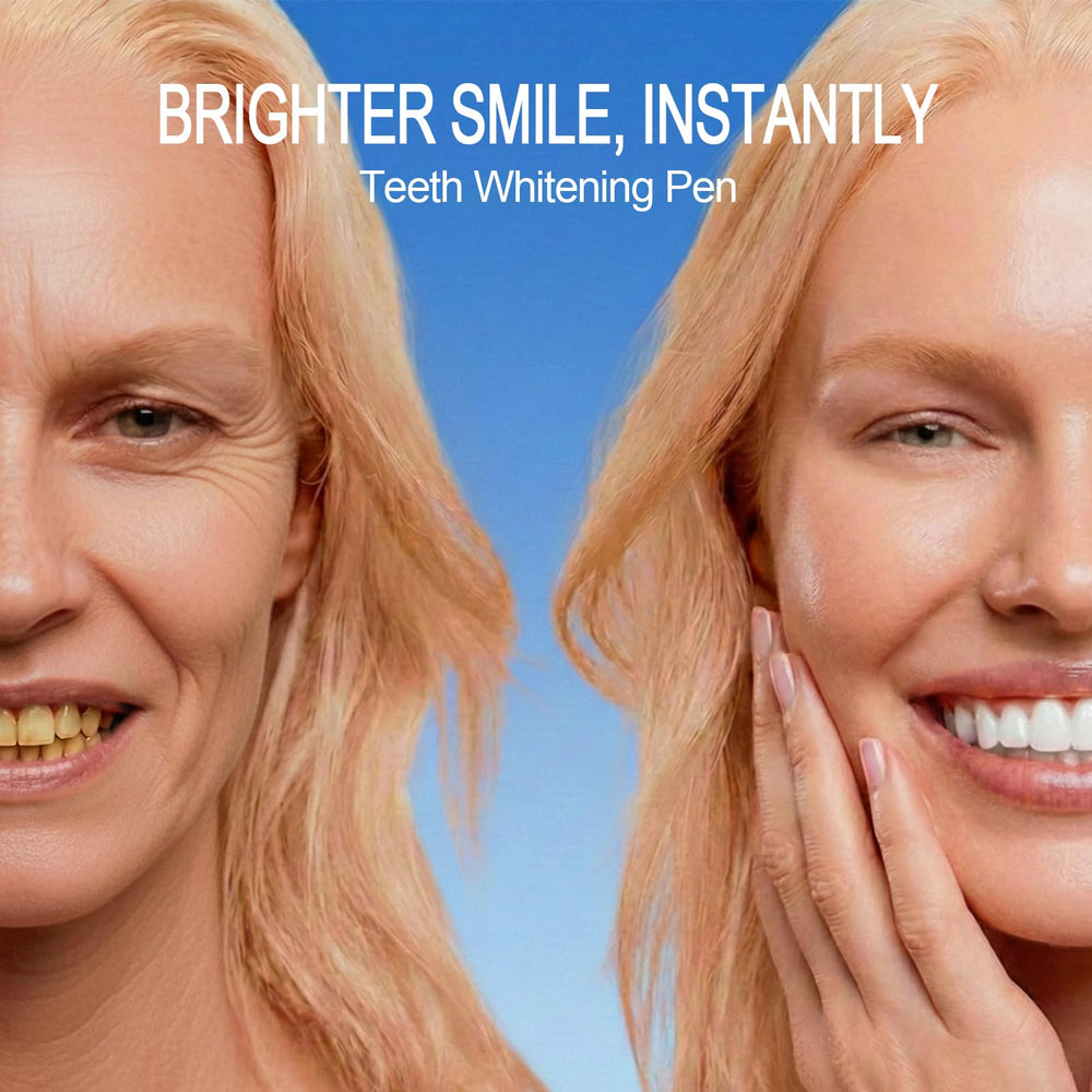 LoQFA teeth whitening pen brush tip enabling accurate, mess-free applications.