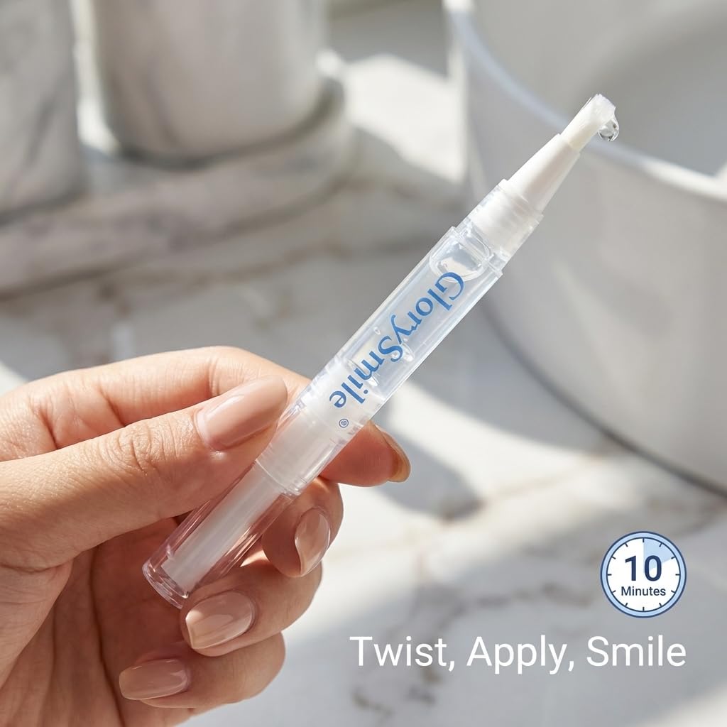 LoQFA portable whitening pen set ideal for travel or office use.